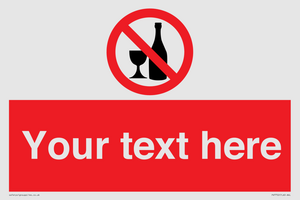 Custom prohibition no alcohol